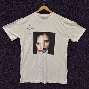 Lady Gaga Mayhem Album Split Face Photo Synth-Pop T-Shirt XL